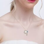 Embrace New Life’s Tender Steps – Baby Feet Birthstone Disc Necklace – A Keepsake for New Moms - Image 5