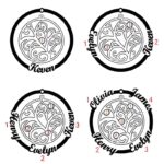 Embrace Your Family's Roots – Birthstone Family Tree Name Necklace – A Cherished Keepsake for Mothers & Grandmothers - Image 2
