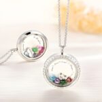 Hold Her Heart Close – Engraved Floating Charm Locket – A Timeless Treasure for Mom or Grandma - Image 3