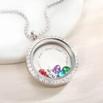 Hold Her Heart Close – Engraved Floating Charm Locket – A Timeless Treasure for Mom or Grandma - Image 5