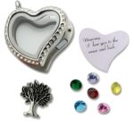 Embrace Your Family’s Story – Floating Crystal Living Locket Necklace – A Cherished Keepsake for Mom - Image 3