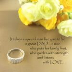 Honor His Strength – Engraved Men's Dad Ring in Sterling Silver – A Timeless Tribute for Him - Image 5