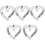 Carry Their Love Close – Sterling Silver Heart Necklace with Birthstones and Names – For Cherished Moms and Grandmothers - Image 2