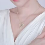 Carry Their Love Close – Engraved Heart Birthstone Necklace for Cherished Moms - Image 4