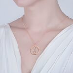 Embrace Endless Love – Circle Name Necklace with Infinity Symbol – A Cherished Keepsake for Mom or Grandma - Image 4