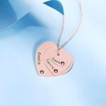 Embrace Eternal Love – Triple Heart Birthstone Necklace – A Timeless Treasure for Your Loved Ones - Image 4