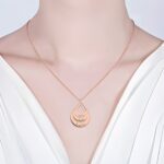 Embrace Family Love – Engraved Rose Gold Drop Necklace – A Cherished Keepsake for Mom and Grandma - Image 3