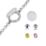 Celebrate Childhood Magic – Floating Locket Birthstone Bracelet for Cherished Kids - Image 2