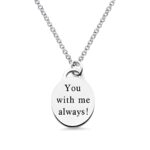 Carry Their Touch Close – Fingerprint Ellipse Necklace in Sterling Silver – A Heartfelt Keepsake for Loved Ones - Image 2
