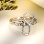 Honor Their Healing Journey – Birthstone Stethoscope Ring – For Medical Heroes and Caregivers - Image 3
