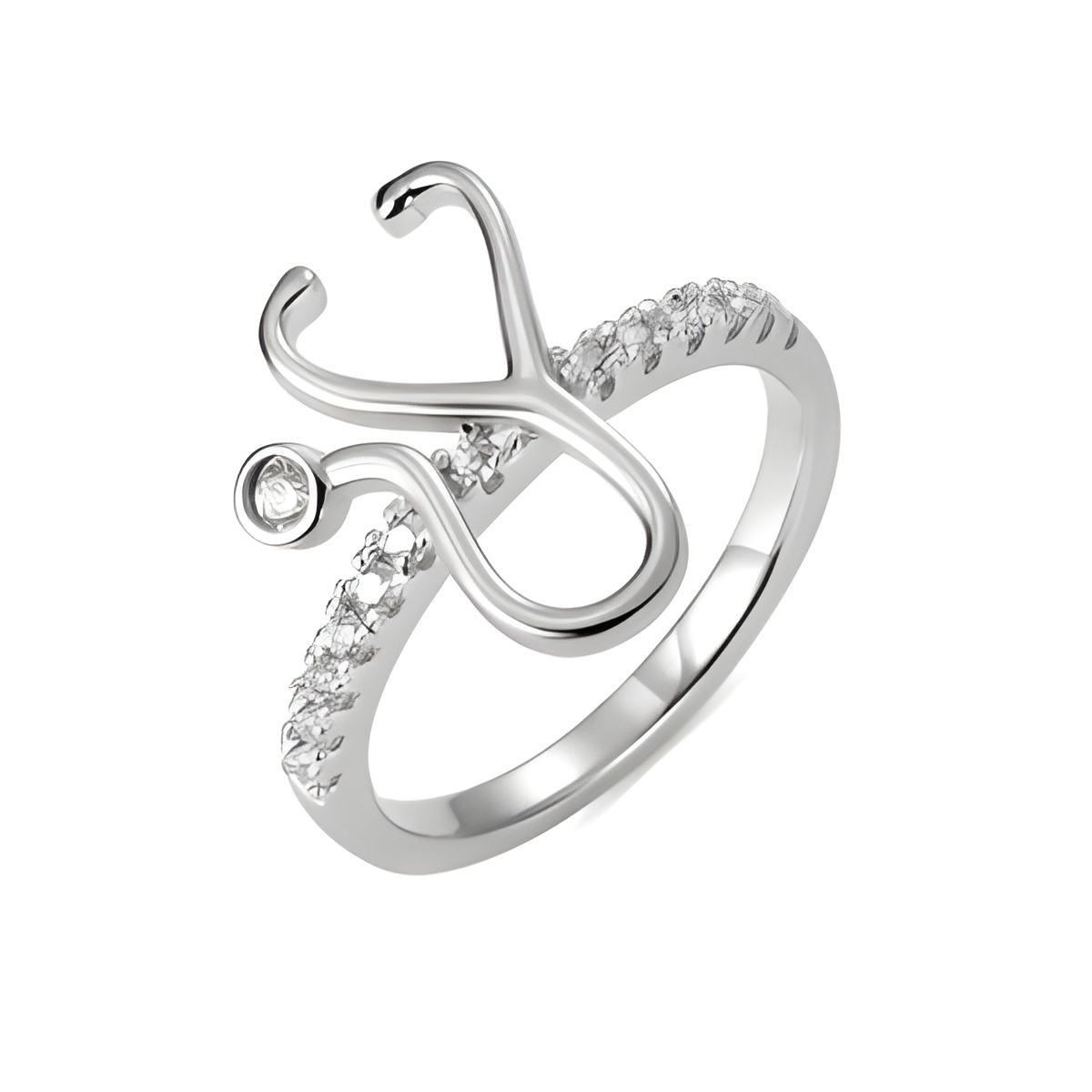 birthstone stethoscope ring for medical heroes