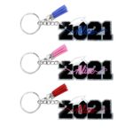 Custom graduation tassel keychain for celebrating achievements