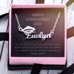 Celebrate New Beginnings – Custom Bachelor Cap Name Necklace – A Timeless Tribute for Graduates - Image 4