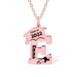 Celebrate New Beginnings – Custom Initial Necklace for Graduates – A Timeless Treasure for Her - Image 8