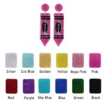 Celebrate the Heart of Learning – Custom Name Pencil Earrings – A Cherished Token for Teachers and Education Lovers - Image 10