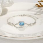 Embrace Your Story – Sterling Silver Birthstone Bracelet – A Cherished Treasure for Her - Image 3