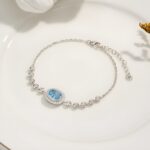 Embrace Your Story – Sterling Silver Birthstone Bracelet – A Cherished Treasure for Her - Image 4