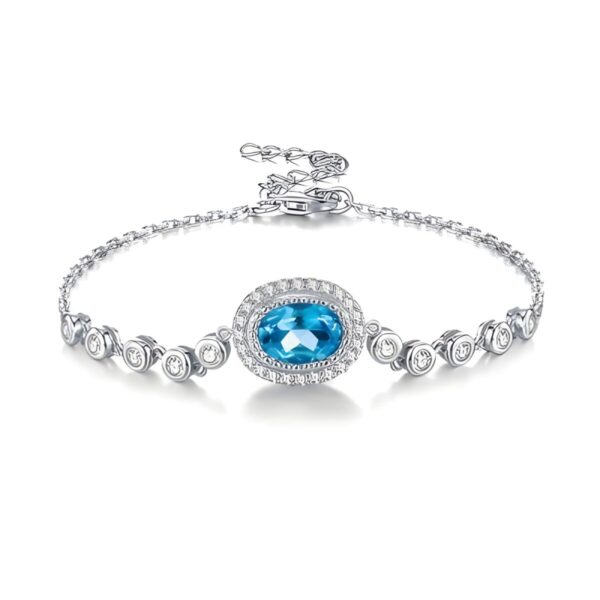 Personalized birthstone bracelet for her