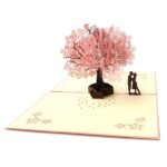 Embrace Love’s Bloom – 3D Cherry Blossom Anniversary Card – For Your Beloved Wife or Girlfriend - Image 2