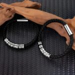 Carry Their Names Close – Braided Bead & Leather Bracelet – For Fathers, Husbands, and Soulmates - Image 3