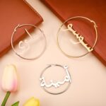 Embrace Your Story – Arabic Name Hoop Earrings – A Timeless Treasure for Her - Image 6