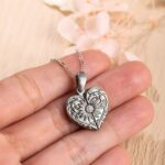 Carry Love Close – Vintage Heart Wings Photo Locket Necklace – A Cherished Keepsake for Her and Mom - Image 6