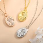 Embrace a Mother's Tender Story – 3D Embossed Heart Locket Necklace – For Mom, Grandmom, and Her Special Moments - Image 11