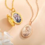 Embrace a Mother's Tender Story – 3D Embossed Heart Locket Necklace – For Mom, Grandmom, and Her Special Moments - Image 13