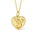 Embrace a Mother's Tender Story – 3D Embossed Heart Locket Necklace – For Mom, Grandmom, and Her Special Moments - Image 3