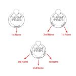 Embrace Her Essence – Hebrew Name Necklace for Cherished Mothers – A Timeless Tribute of Love - Image 2