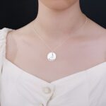 Embrace New Life's Tender Steps – Handcrafted Silver Baby Feet Necklace – For Cherished New Moms - Image 3