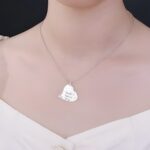 Carry Your Loved Ones Close – Handcrafted Silver Heart Necklace – A Cherished Family Keepsake - Image 5