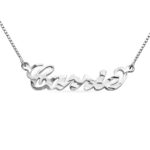 Handcrafted hammered name necklace for cherished stories