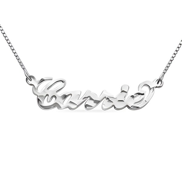 Handcrafted hammered name necklace for cherished stories