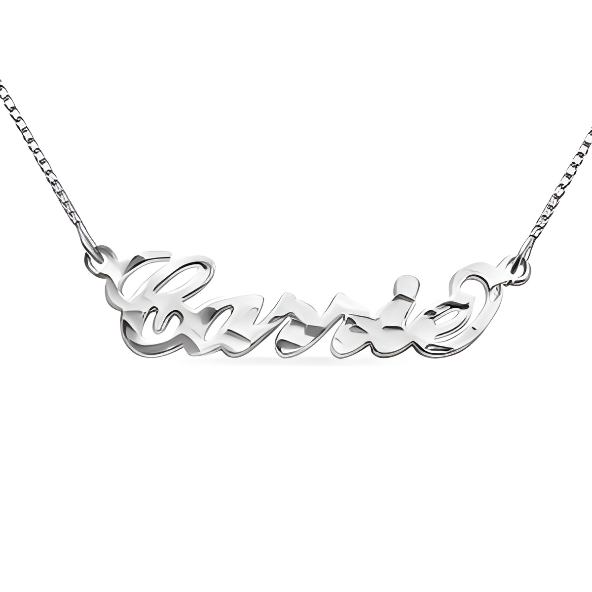 HT11_featured Handcrafted hammered name necklace for cherished stories