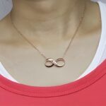 Embrace Eternal Bonds – Engraved Rose Gold Infinity Necklace – A Cherished Keepsake for Loved Ones - Image 4