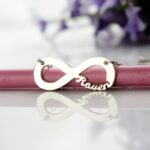 Embrace Forever – Sterling Silver Infinity Name Necklace – A Timeless Treasure for Loved Ones - Image 2