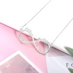 Embrace Eternal Bonds – Sterling Silver Infinity Necklace with Four Names – A Heartfelt Treasure for Loved Ones - Image 3