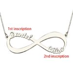 Embrace Eternity – Double Name Infinity Necklace – A Timeless Treasure for Loved Ones - Image 2