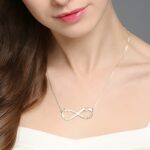 Embrace Eternal Bonds – Heart Infinity Necklace with Three Names – A Timeless Treasure for Loved Ones - Image 2