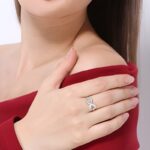 Embrace Eternity – Sterling Silver Infinity Ring with Sparkling Cubic Zirconia – For Your Endless Bond - Image 3