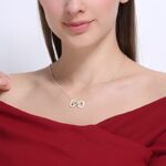 Embrace Endless Love – Engraved Infinity Heart Necklace with Birthstone – A Timeless Treasure for Someone Special - Image 3