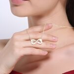 Embrace Endless Love – Engraved Infinity Heart Necklace with Birthstone – A Timeless Treasure for Someone Special - Image 4