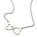 Embrace Eternal Love – Infinity Heart Name Necklace – A Cherished Keepsake for Your Beloved - Image 2