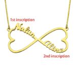 Embrace Eternal Bonds – Heart Infinity Name Necklace – A Cherished Keepsake for Loved Ones - Image 2