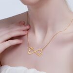 Embrace Eternal Bonds – Heart Infinity Name Necklace – A Cherished Keepsake for Loved Ones - Image 5