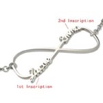 Embrace Eternal Bonds – Infinity Name Bracelet in Sterling Silver – A Cherished Token for Loved Ones - Image 4