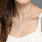 Embrace Forever – Vertical Infinity Name Necklace in Sterling Silver – A Gift for Cherished Bonds - Image 3