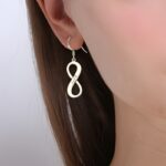 Embrace Endless Elegance – Sterling Silver Infinity Earrings – For Cherished Moments and Lasting Bonds - Image 2