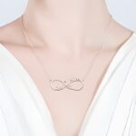 Embrace Endless Strength – Custom Name Infinity Necklace – A Symbol of Love and Protection - Image 2
